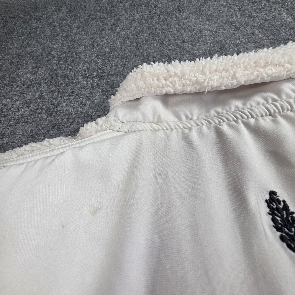 Free People Movement XL Jacket Ivory Oversized Sherpa Fleece Full Zip Cozy‎ Coat - Picture 11 of 12